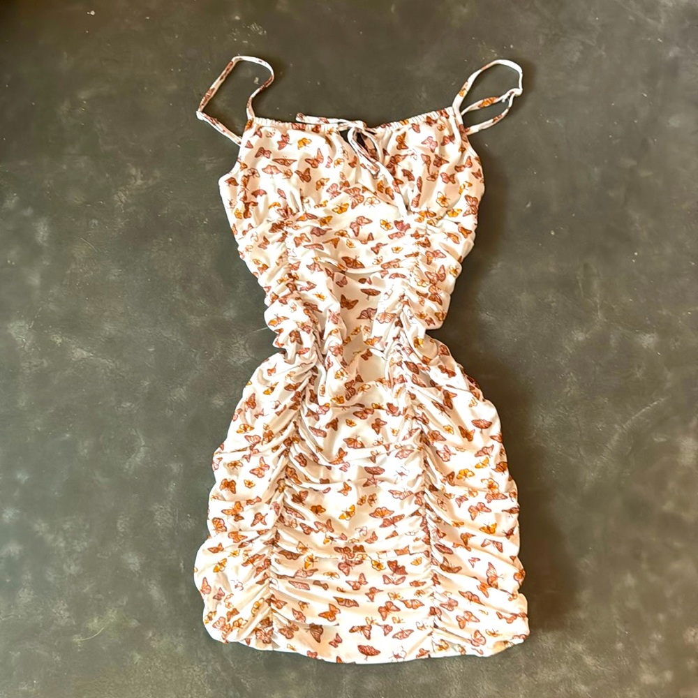 Butterfly mini dress